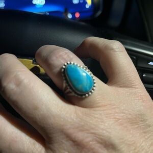 Kingman Turquoise Sterling Silver Ring